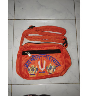 Jai Sriman Narayana - Sri Ayodhya Dham Traditional Shoulder Bag (Jhola) – 9 x 12 Jai Sriman Narayana - Sri Ayodhya Dham Traditional Shoulder Bag (Jhola) – 9 x 12